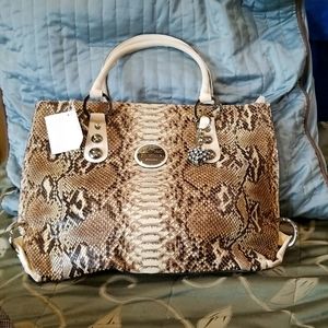 Women snakeskin leather Ape Rigina Bag
